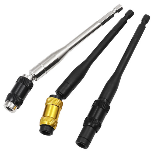 Quick transfer rod bit extension rod electric screwdriver 145mm extended hexagonal handle quick release self-locking rod