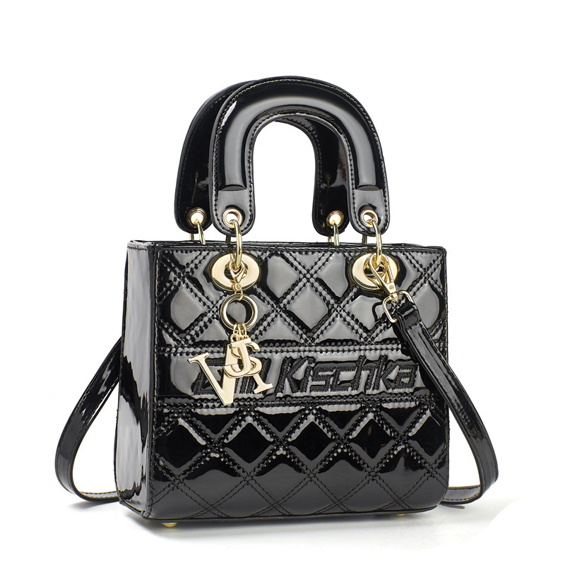 Daifei Bag2025 nuevo bolso de mujer bolso de boda bolso de piel brillante bolso de mujer bolso de hombro de comercio exterior