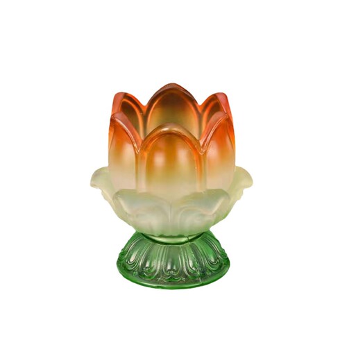 Increase the height of the glass candle holder, windproof candle holder, put candles, product homemade DIY oil lamp