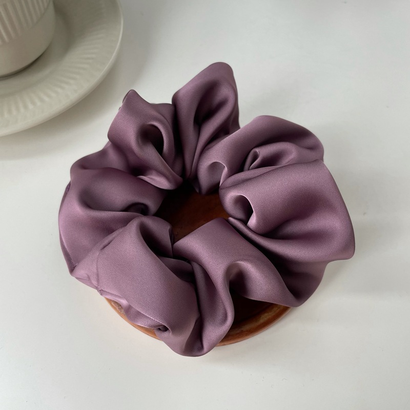 Fashion Solid Color Cloth Pleated Hair Tie 1 Piece display picture 18