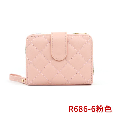 Comercio transfronterizo mayorista bolsa de cambio de moda damas órgano tres plegables multi-tarjeta cartera funcional bolsa de tarjetas conveniente monedas