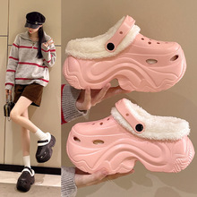 �ӽq�߸�10CM����ЬŮ�⴩����������߱�ů�ɲ�жë�q����Ь����