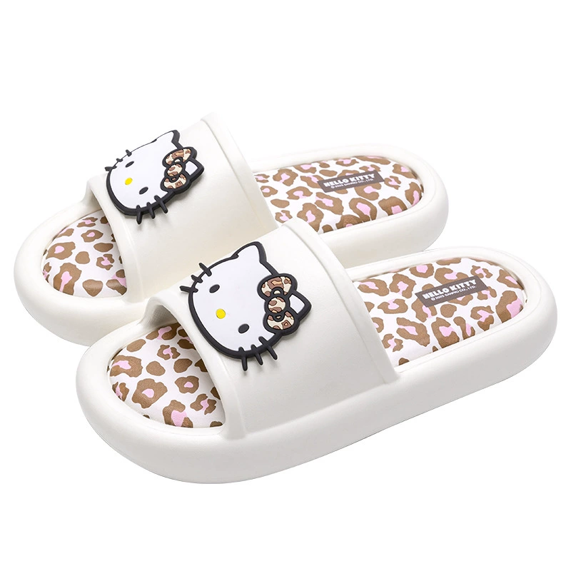 Шлёпанцы-платформа (Hello Kitty) — противоскользящие, с амортизирующей стелькой, размеры 36–41