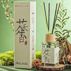 100mlの茶の味のアロマの無火の薫香の寝室の中で持続的な薄香系の部屋の家庭用の置物の拡香