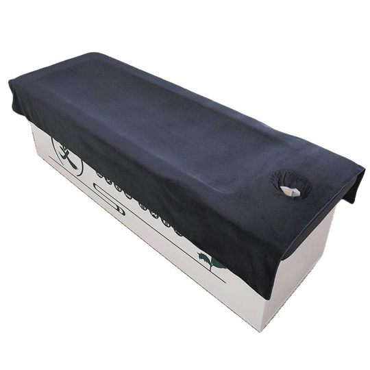 Cross-border Thickened Water Absorbent Moxibustion Bed Sheet Beauty Salon Bed Towel Engraving logo Health Salon Bed Towel Beauty Salon Towel
