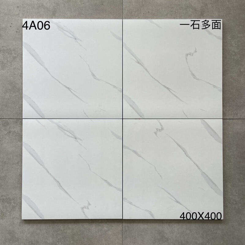 キッチントイレの床タイル400x400滑り止め耐摩耗性床タイルバルコニータイル浴室模造古煉瓦グレー|undefined