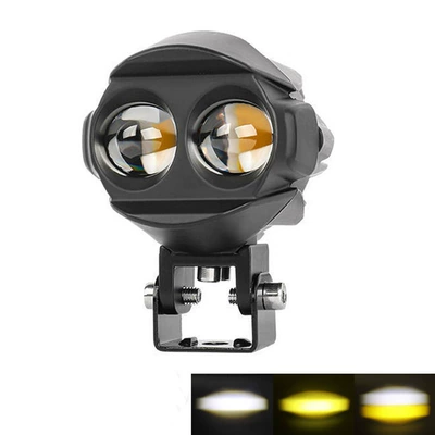 New wide-voltage motorcycle external waterbird LED spotlight, ultra-bright front driving light for electric vehicles