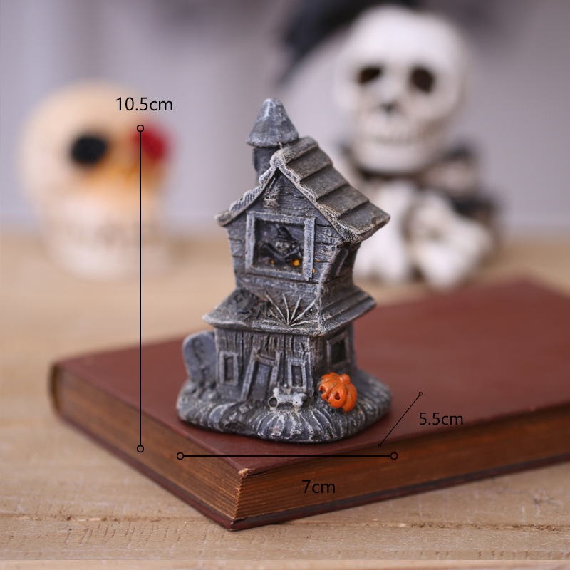 Decoraciones de Halloween Decoración de luz de viento Luz de vela electrónica LED Bar de Halloween Atmósfera de terror Accesorios de vestir