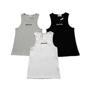 Factory wholesale 2025 American high street opium style waistcoat vest undershirt cross-border generation sleeveless T-shirt