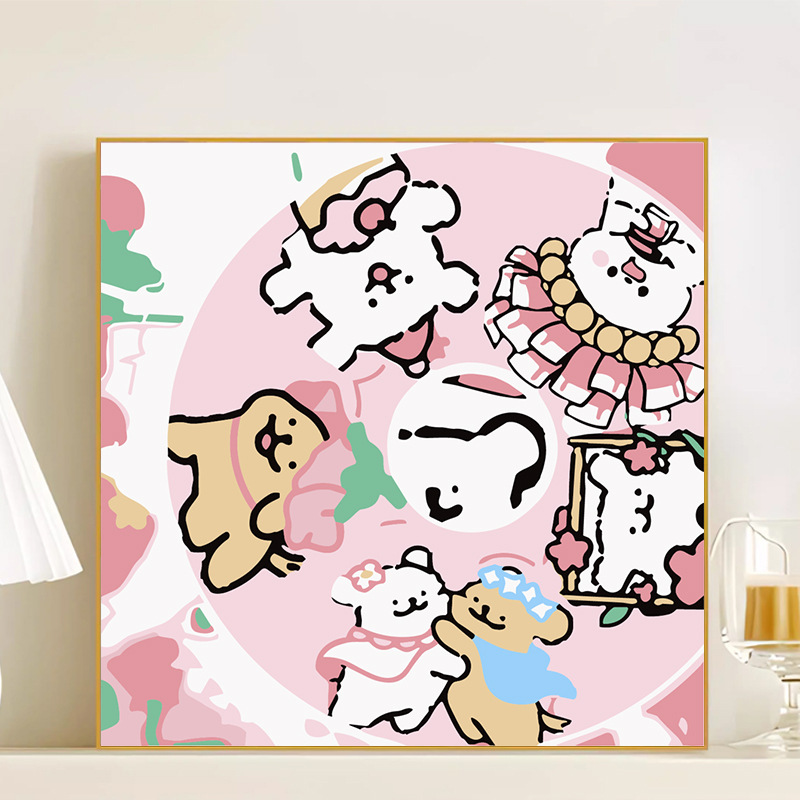 LL217 / 20*20CM（画笔+颜料+绷好内框）