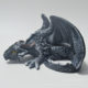 Cross-border Garden Outdoor Gothic Dragon Squat Dragon Wolong Resin Sculpture Decoration