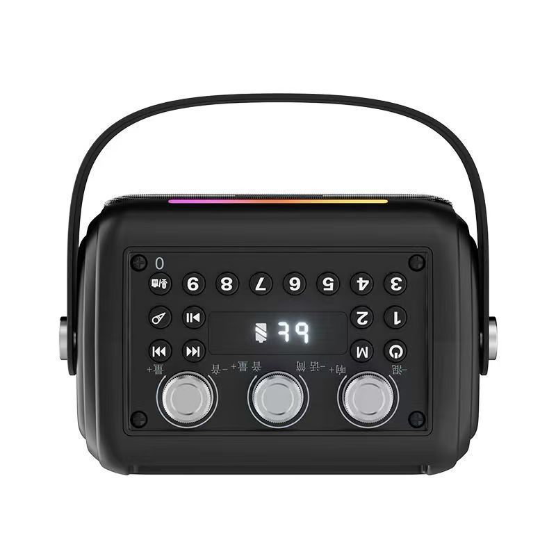 清悦S12 ワイヤレスBluetoothスピーカー スクエアダンス用スピーカー 重低音 USB高音質 サブウーファー 屋外対応|undefined