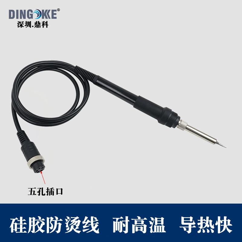 Dingke DINGKE936 ручка 936A ручка паяльной станции 1321/1322 нагревательный сердечник 907 ручка с 5 отверстиями