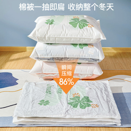 Vacuum compression bag household clothes quilt storage bag large thickened moving clothing down jacket storage wholesale