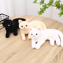 3D猫咪公仔可爱毛绒玩具家摆件女生玩偶会叫猫咪布娃娃生日礼品