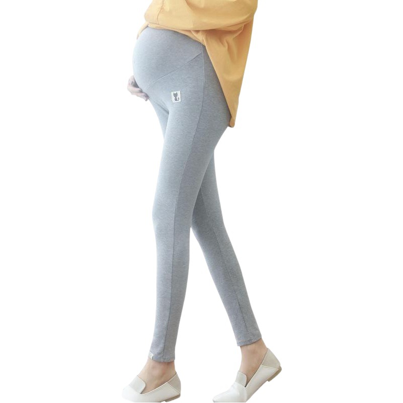 Nuevo más tamaño desgaste exterior pantalones de maternidad primavera y otoño puro algodón polainas flacas 200kg vientre apoyo maternidad ropa Pantalones