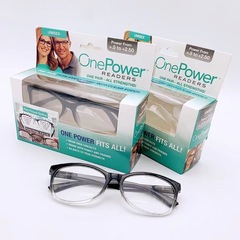 国境を越えたスポット秒発one power readers老眼鏡樹脂hdスマートフォーカス眼鏡