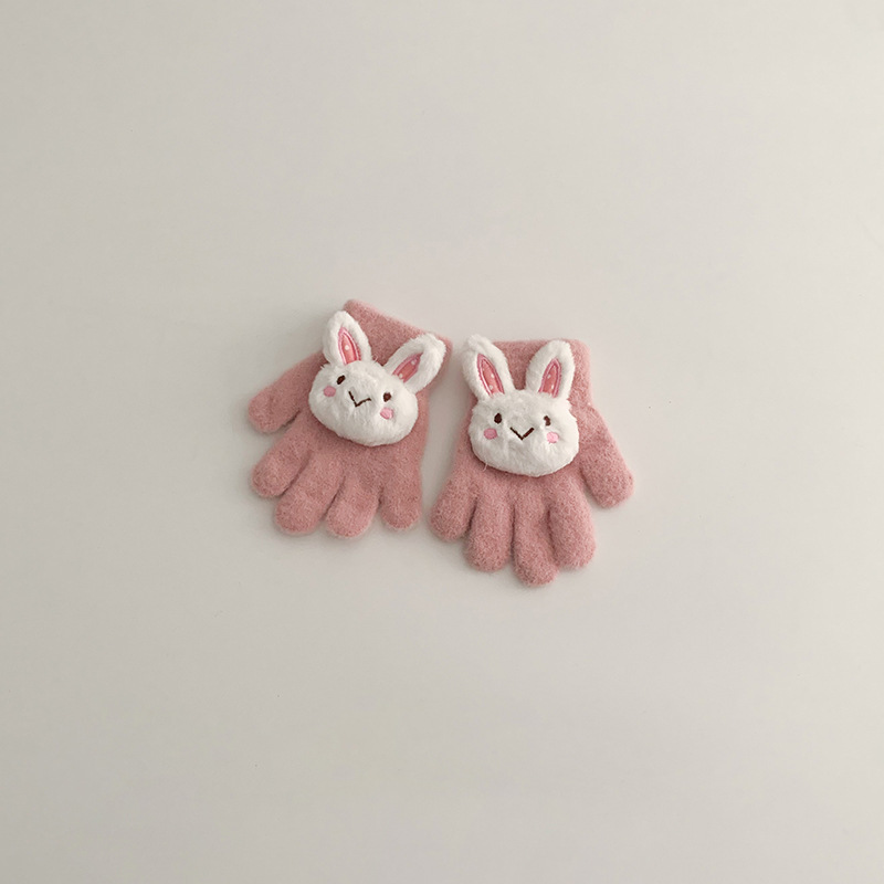 Kinder handschuhe Winter cartoon ins warme winter handschuhe für mädchen süße fünf-finger handschuhe_voghion.com