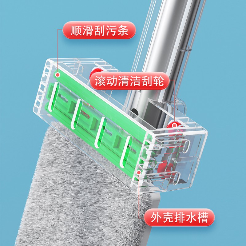 Fabricante nuevo trapeador perezoso trapeador de piso sin lavado a mano trapeador de baldosas de suelo trapeador de piso seco y húmedo trapeador de piso rotatorio