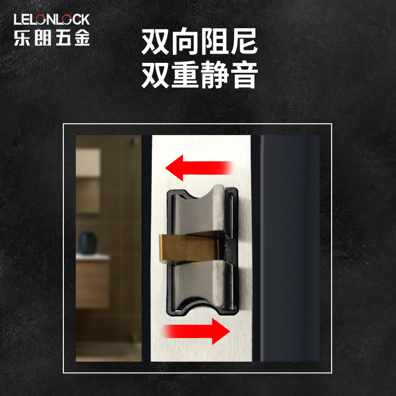 Accesorios de cerradura de puerta interior pequeño 72 silencioso cuerpo de cerradura de llave triangular personalizado puerta antigua dormitorio cuerpo de cerradura universal