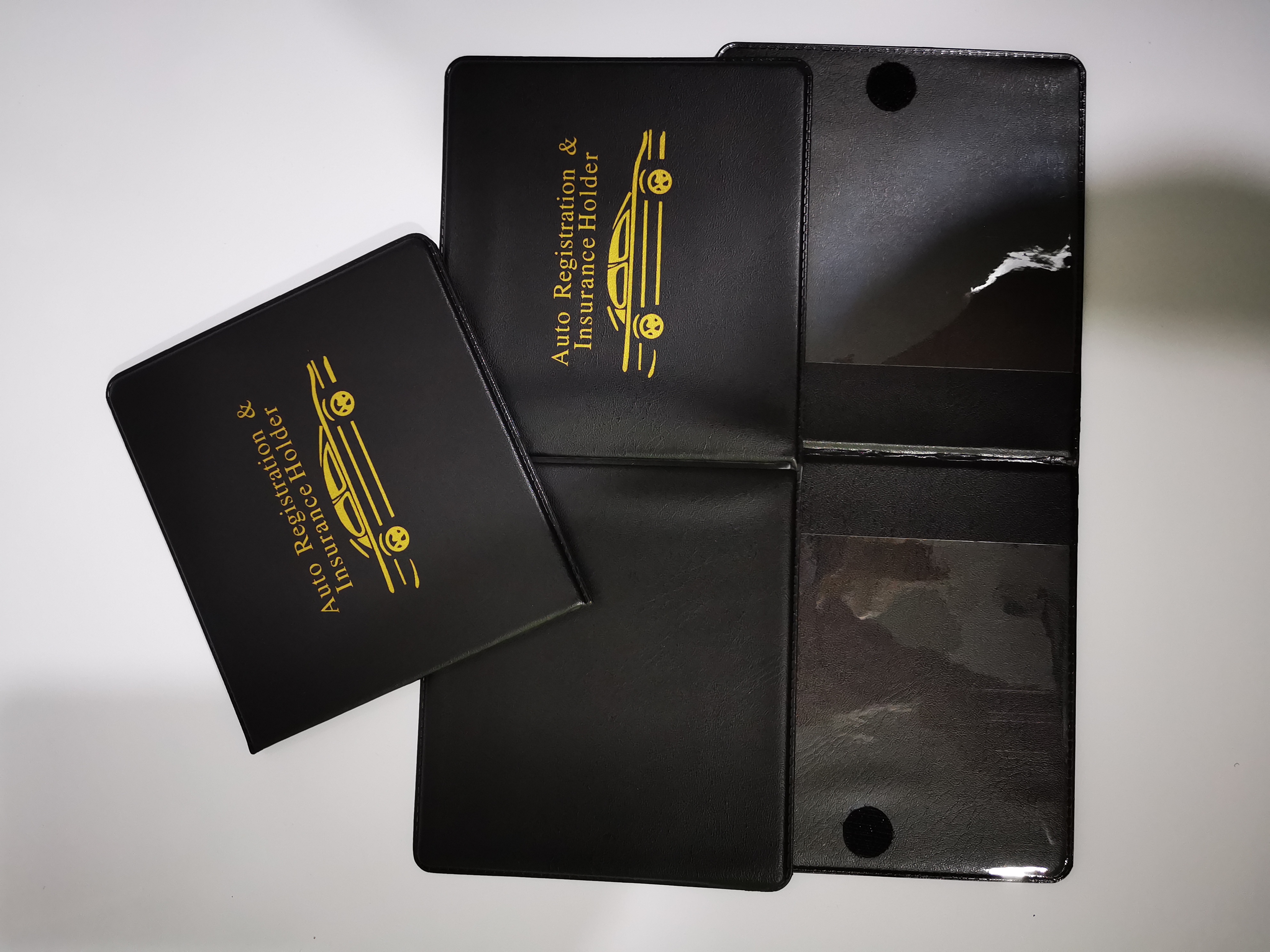 Foreign Car Registration Certificate, Driver's License, Insurance Policy Protection Cover, Card Holder, Wallet, Document Storage