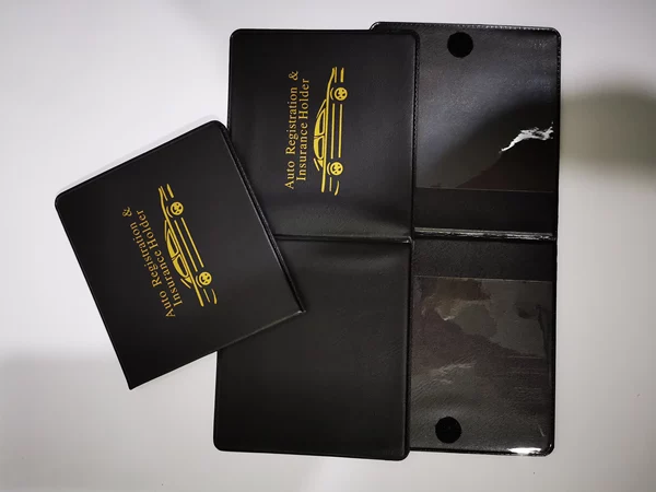 Foreign Car Registration Certificate, Driver's License, Insurance Policy Protection Cover, Card Holder, Wallet, Document Storage