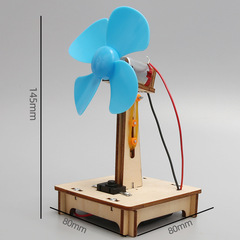 Children's Brain-Teasing DIY Adjustable Try Fan Science Technology Small Craft Science Experiment Set Children's Toys Teaching Aids Wholesale