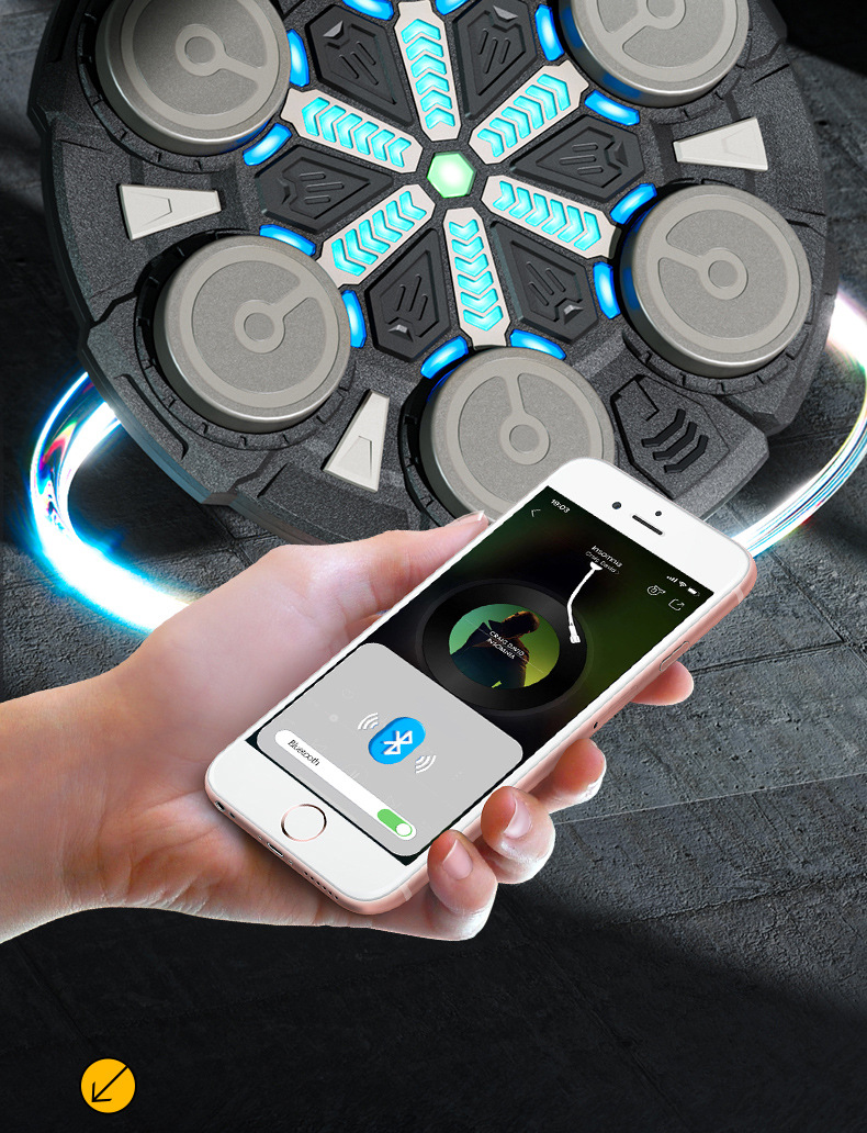 Children's music boxing target home electronic reaction target rhythm trainer sports fitness decompression toy gift