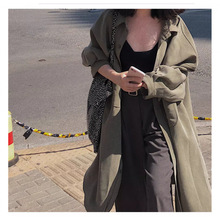 宽松中长款长袖衬衫外套女春季薄款设计感韩版慵懒风气质防晒衣潮