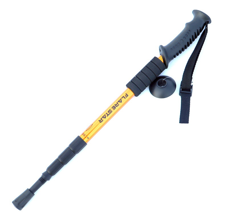 Băț de trekking telescopic din aluminiu pentru drumeții_voghion.com