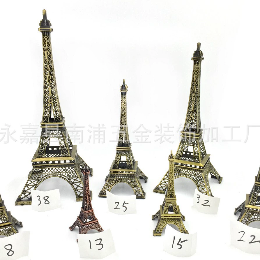 Paris Eiffel Tower 5CM-62CM Iron Tower Eiffel Home Swing Creative Swing Crafts
