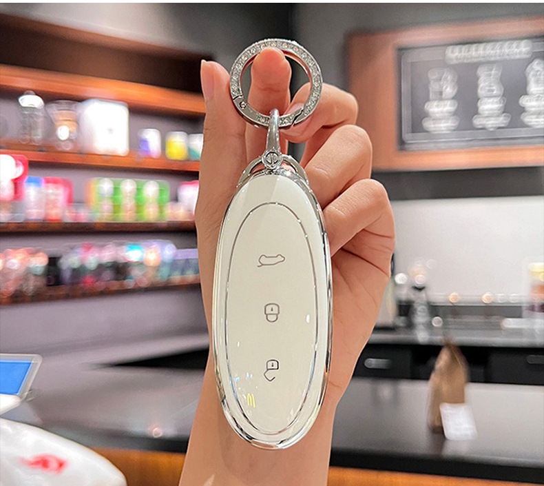 Applicable to 24 Dongfeng Nano 01 Key Bag Nano 01 New Energy Car Remote Control Protective Shell Buckle Bag Trend
