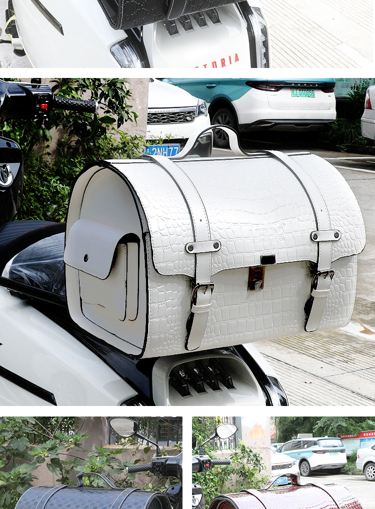 Scooter Tail Bag, Electric Vehicle Rear Seat Bag, Universal Trunk Storage Bag, Quick-Release Storage Bag, Rider Bag