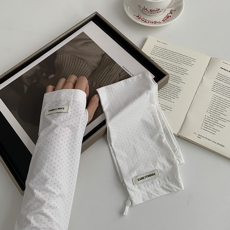 Mangas de hielo protector solar de verano anti-UV guantes de hielo protector de brazo para montar guantes de hielo protector solar