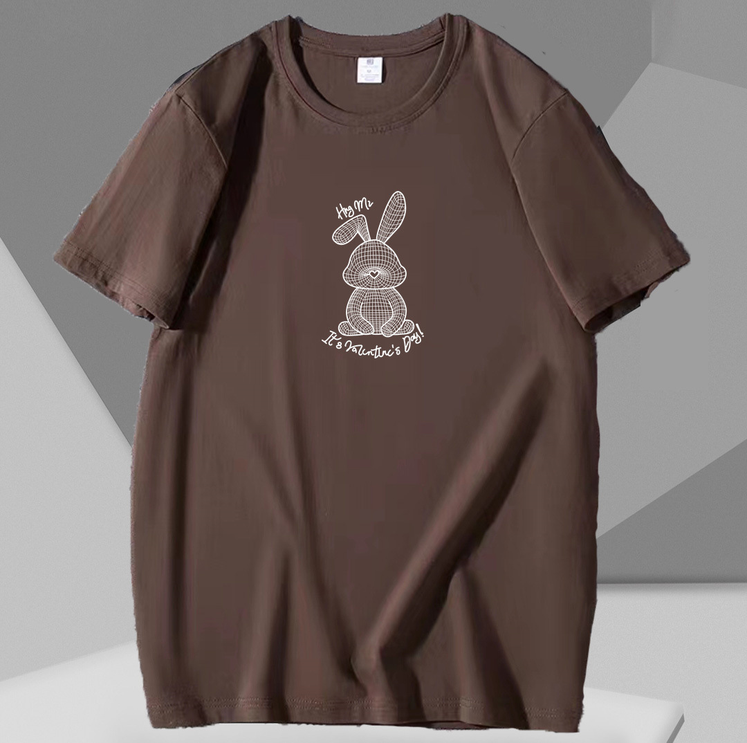 Camiseta de manga corta para hombre de primavera, estilo coreano, marca de moda, cuello redondo, holgada, de media manga, talla grande