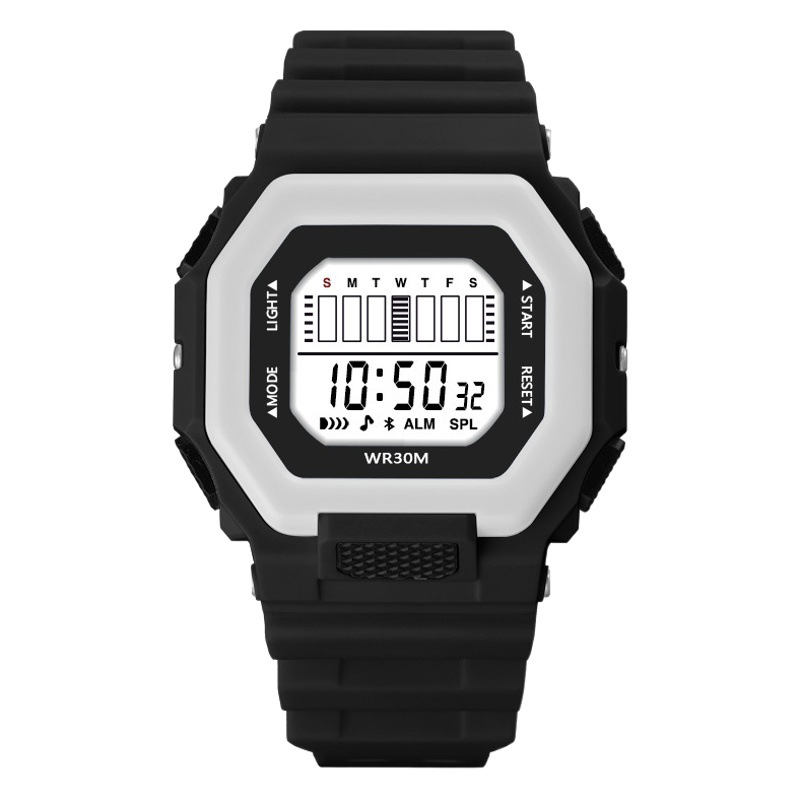 Nuevo reloj electrónico cuadrado de la escuela secundaria hombres y mujeres multifunción sincronización alarma luminosa reloj electrónico fábrica al por mayor