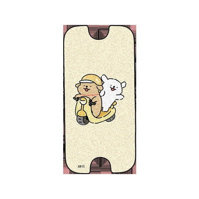 Electric vehicle foot mat Electric Vehicles, Electric Scooter - new-ruiyu-lu-beige-outing-dog