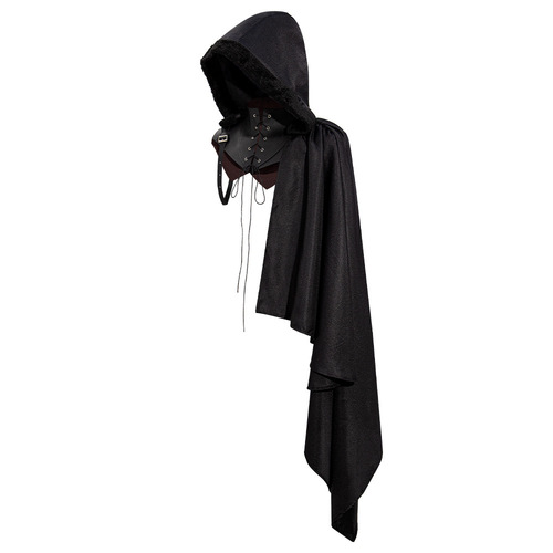 Medieval style COS cape strap cloak Halloween costume children's costume Western exotic style slanted shoulder