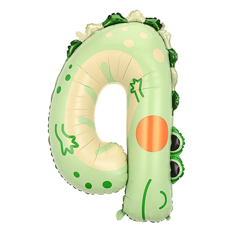 40 pulgadas animal digital globo aluminio película dibujos animados animal modelado digital bosque tema niños decoración transfronteriza nuevo