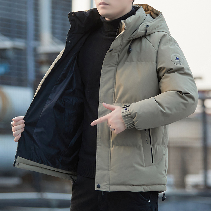 Transfronterizo de asalto de algodón chaqueta de invierno masculino suelta y gruesa ropa de algodón de hombre chaqueta con capuchón cálida chaqueta de algodón puede abrirse image 6