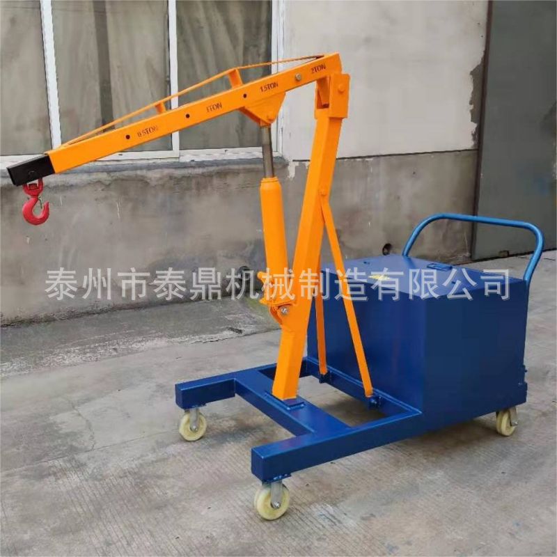 供应液压小吊车 配重液压小吊车 手动旋转吊车 移动吊机 质优价廉