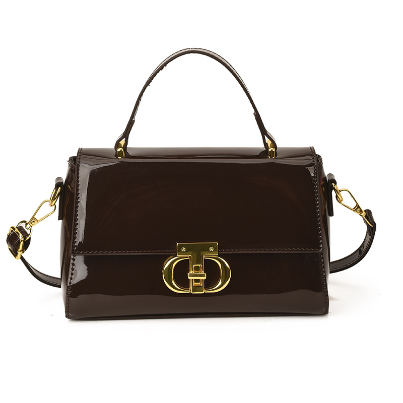 Hong Kong estilo retro bolso de mano de alto nivel, bolso de hombro de nicho retro, simple y versátil, bolso de lujo ligero y de moda.