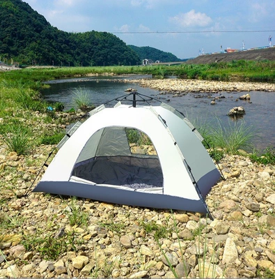 Avtomobil dam çadırları, Others" Wholesale Tent Portable No-Build Quick-Open - one-door-and-one-window-off-white-double