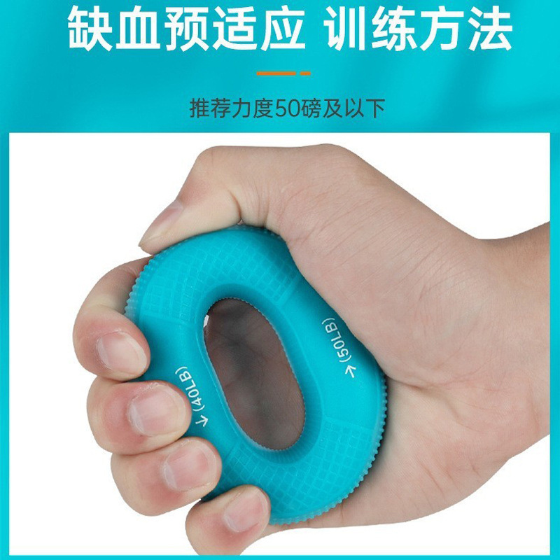 Fortalecedor de agarre de silicona, anillo de agarre, dispositivo de entrenamiento de fuerza de manos, dispositivo de entrenamiento de dedos, entrenamiento de músculos del brazo, entrenamiento de fuerza de manos, fabricante de equipos de fitness