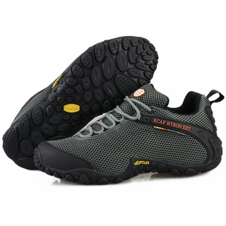 2025春夏新款户外登山鞋男女网面透气防滑徒步旅游爬山运动鞋