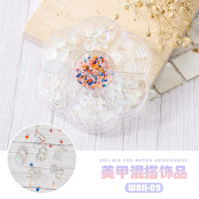 Caja de pétalos decoraciones mixtas WBH-02