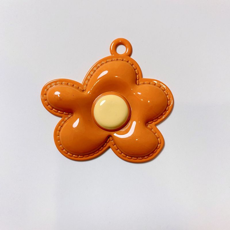 新しいカラフルな花五弁花ドーパミンペンダントペンダント合金 diy キーホルダーバッグジュエリーペンダント|undefined