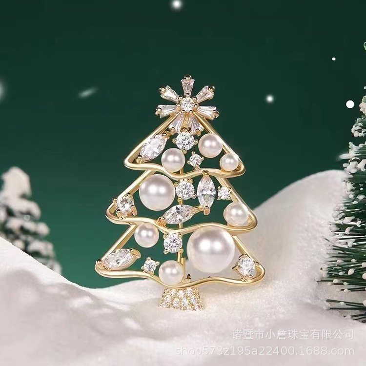 크리스마스 트리 코사지