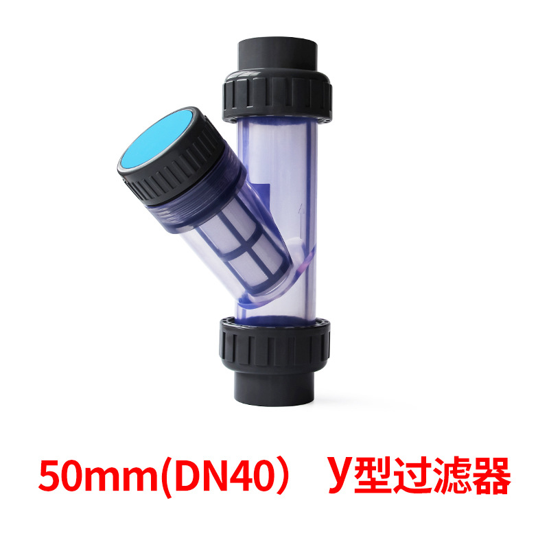 Filtro de PVC, filtro de tubería de plástico UPVC, filtro transparente tipo Y, fabricantes de filtros domésticos en stock al por mayor