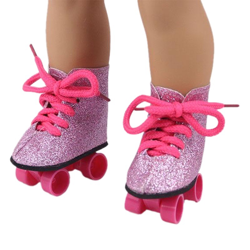 18 pulgadas American Girl muñeca zapatos muñeca cambio patinaje zapatos patinaje American Girl muñeca Accesorios